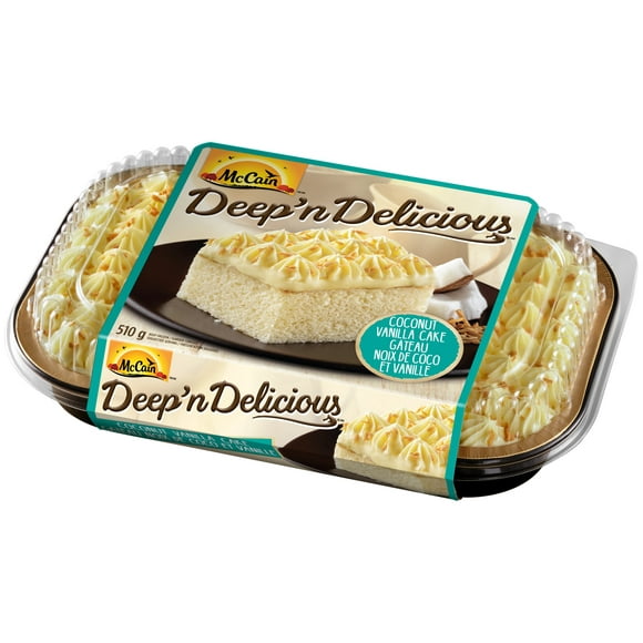 Gâteau noix de coco et vanille Deep’n Deliciousᴹᴰ McCainᴹᴰ 510g