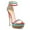 Multi-Red, variant on FSJ Women Open Toe Platform Stiletto High Heels Ankle Strap Double Buckle Sandals Sexy Party Formal Shoes Size 8 Multi-Purple