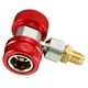 thumbnail image 4 of Adaptadores de acoplamiento rápido R134A Juego de manómetros ajustables para el colector de aire acondicionado alto rojo Macarena Adaptador de acoplamiento rápido, 4 of 6