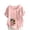 Pink, variant on Sexlip Womens Short Sleeve Blouse Side Button Sunflower Flag Print Loose Sleeve Soft Fabric Relaxed Silhouette for Weekend Gatherings Pink M
