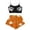 Z01 Orange1, variant on Xijirk Women Halloween Pajama Set Spaghetti Strap Crop Top with Ruffle Shorts Assorted Halloween Element Print Loungewear for Sleepwear and Holiday Party,Red2,XXL