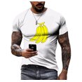 thumbnail image 1 of Nouveau T-shirt Imprimé 3d Personnalité Hip Hop Tendance Mode Été pour Hommes Confortable Col Rond Manches Courtes Séchage Rapide, 1 of 5