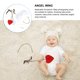 thumbnail image 3 of 1 juego de adorables alas de ángel para fotografía de cien días de recién nacido., 3 of 5