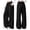 Black_#03, variant on Sewkxo Girls Wide Leg Sweatpants Drawstring Elastic Waist Baggy Pants Trendy Loose Athletic Joggers with Pocket,Black 120