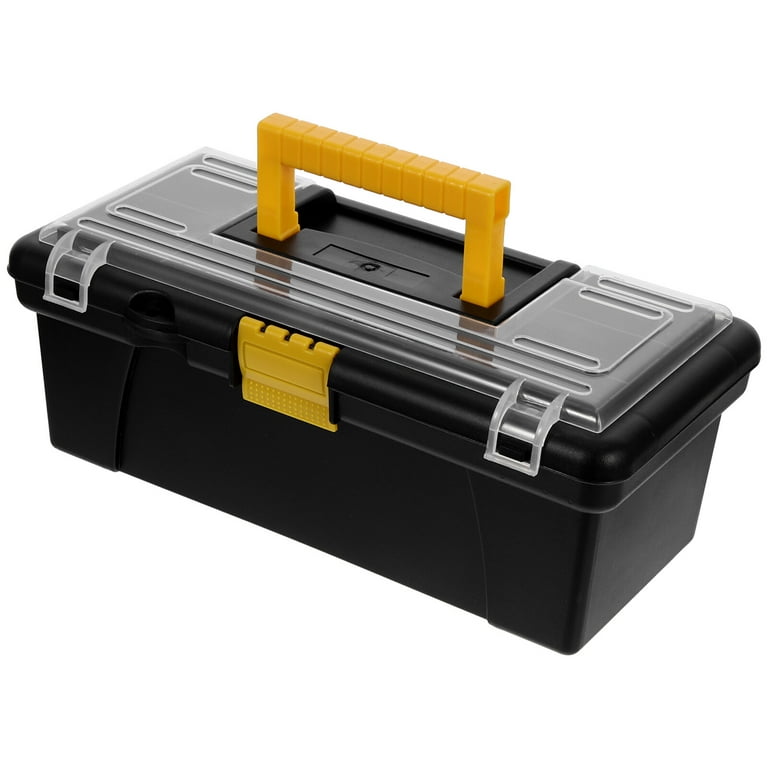 Heavy Duty Plastic Tool Box Household Tools Organizer Storage Box