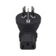 thumbnail image 5 of Au Australia receptáculo de 3 clavijas Au 3 clavijas al conector convertidor de potencia C13, 5 of 5