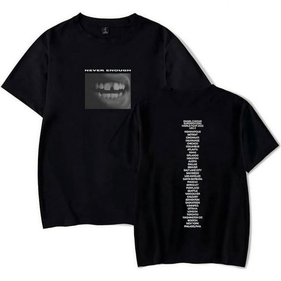 Daniel Caesar Superpowers World Tour T shirt Man/Woman HipHop Style Crewneck
Tee Shirt