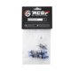 thumbnail image 4 of Tholdsy RCGOFFLOW Amortiguador de impacto frontal roscado de aleación de aluminio Amortiguador de impacto frontal Rc para 1/16 Rc Amortiguador Kits de construcción modelo Azul oscuro, 4 of 5