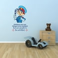 thumbnail image 2 of Children Police Boy Cute Life Quote Cartoon Quotes Decors Wall Sticker Art Design Decal for Girls Boys Kids Room Bedroom Nursery Kindergarten Home Decor Stickers Wall Art Vinyl Decoration (10x8 inch), 2 of 2