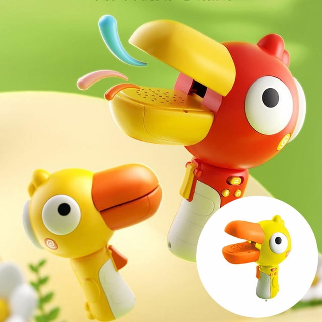 Children's Voice Changer Cartoon Bird Voice Changer Toy For Boys And Girls With 3 Different Sound Effects Megaphone Megaphone | Tape Recorder | Prank Voice Changer