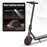 OBX 350W Electric Scooter for Adults, 18MPH & 12-16 Miles Range, 8.5 Solid Tires, Foldable Commuting E-Scooter with APP Control & Brake System
