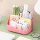 thumbnail image 1 of Rotating Desk Organizer Tray with Multiple Compartments, Plastic Storage Caddy for Office Supplies, Pen Pencil Brush Holder, Bathroom Countertop Art Craft Supply Organizer for Home School Office Use, 1 of 6