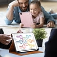 thumbnail image 4 of Flip Case for Apple iPad Air 11" 2025 2024/Pro 11 2022/2021/2020/2018/ iPad Air 5th 4th Gen 10.9", Pencil Holder Smart Cover Auto Sleep Wake Protective Documents Pocket Stand Snap Closure,Rosegold, 4 of 7