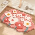 thumbnail image 3 of Flower Carpet Nordics Modern Hanging Basket Mats Simple Floor Rugs Bedroom Bedside Carpet Computer Chair Mats Blanket, 3 of 7