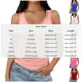 thumbnail image 3 of Kaemgyyd Tank Tops for Women Lightweight Crew Neck Summer Sleeveless T-Shirts Casual Basic Tees Trendy Workout Clothes, 3 of 5