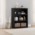 thumbnail image 4 of EDTara Rustic Tall Bookshelf, Open Storage Shelf Bookcase for Living Room or Home Office Display, 4 of 5