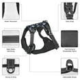 thumbnail image 6 of Picia Gothic Skull No-Pull Dog Harness Reflective Front Clip Vest with Handle,Step-in Air Dog Harness,Adjustable 2 Metal Rings 4 Buckles,Easy to Put on & Take Off X-Large, 6 of 9