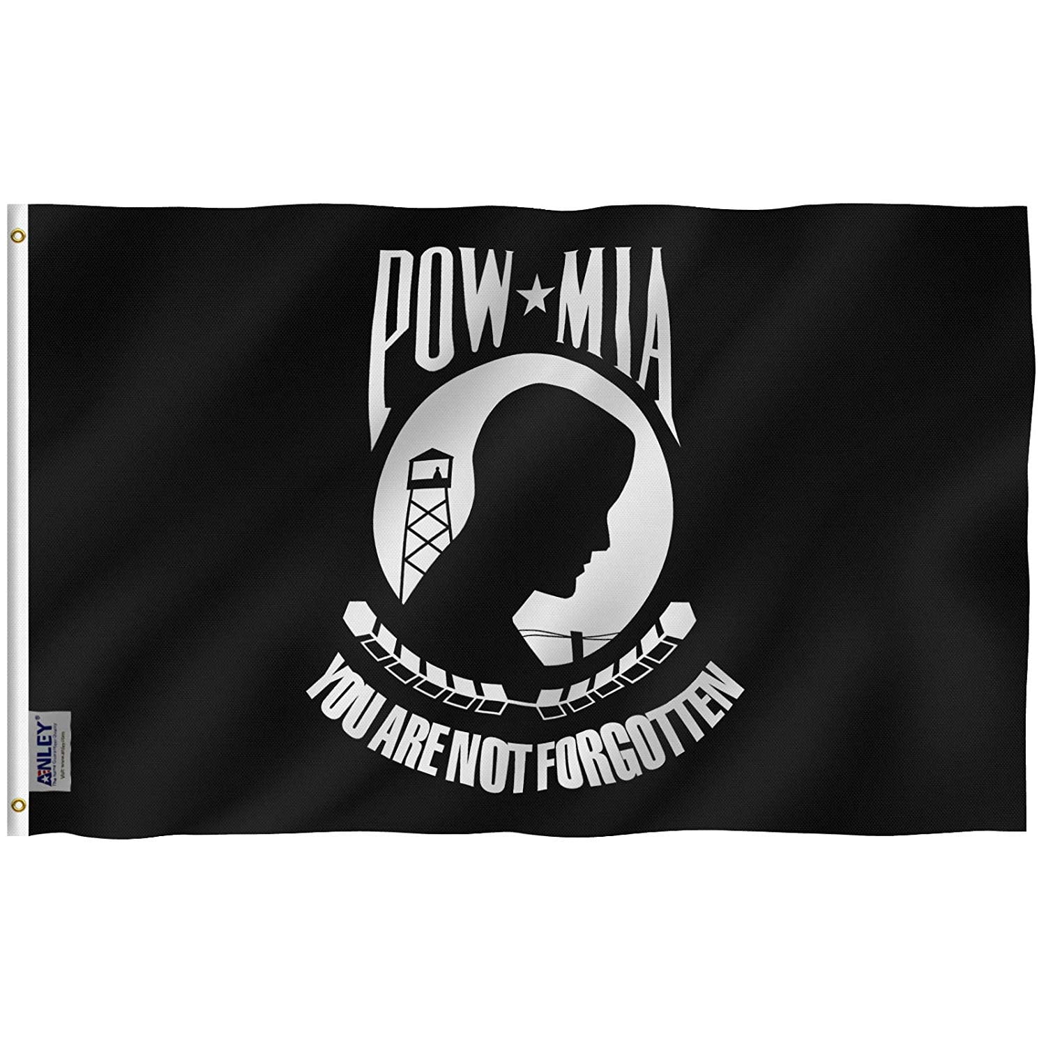 AMERICAN POW MIA 3 X 5 FLAG banners sign military FL333 USA HANGING powmia new 