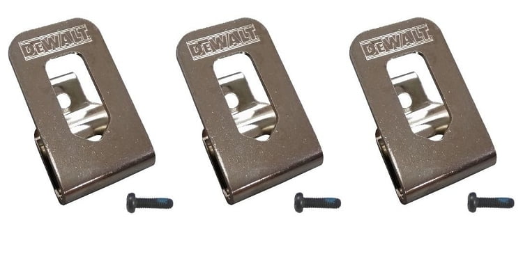 6 Packs Replacement Belt Hook Clip for Dewalt N268241 Fit for 20V Power Drill 