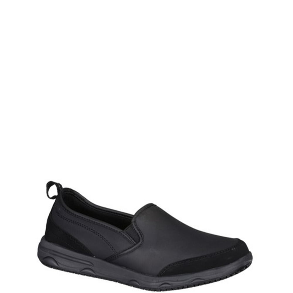 tredsafe gwen slip resistant athletic shoe in black women's