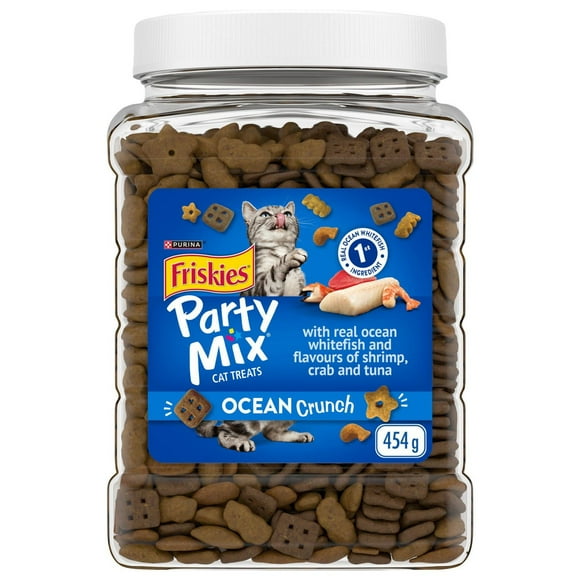 Friskies Party Mix Ocean Crunch, Cat Treats 454g, 454 g