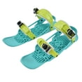 thumbnail image 2 of Mini Zapatos De Esquí, Verdes, Cortos, Para Invierno, Para Nieve, Ajustables, De Nailon, Portátiles, Prácticos Para Esquiar Al Aire Libre Amonsee Otros, 2 of 8