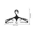 thumbnail image 2 of Eigraketly Percha de ropa de plástico negro, perchas nuevas, bobinado de carga, soporte Universal, bajo el agua, para exteriores, Deportes acuáticos, 2 of 6