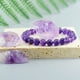 thumbnail image 3 of Amethust Bracelet Made of Real Natural Stone Beads Body-Purifying Geniune Amethyst Natural Crystal Bracelet for Women Pulsera, 3 of 5