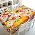 thumbnail image 1 of Fall Thanksgiving Pumpkin Sunflower Rectangle Tablecloth Party Decoration Waterproof Dining Table Tablecloth Farmhouse Decor, 1 of 6