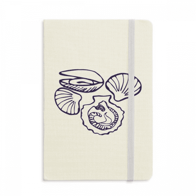 Shell Faly Marine Fisheries Notebook Official Fabric Hard Cover Classic Journal Diary
