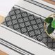 thumbnail image 4 of 14 x 70 pulgadas, bandera de mesa estilo boho con flecos, tejido lavable, mantel con flecos, 4 of 6