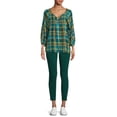 thumbnail image 4 of The Pioneer Woman Pull-On Millennium Pants, Women’s, 28” Inseam, Sizes XS-3X, 4 of 5