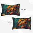 thumbnail image 2 of Naloa Colorful Owl Forest Pillowcase, Throw Pillowcase, Wrinkle-Free, Stain-Resistant with Hidden Zipper for Bedroom Sofa-14"x20", 2 of 6