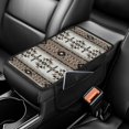 thumbnail image 2 of Chririnla Southwestern Geometric Pattern Car Armrest Cover Anti-Slip Car Center Console Cover for Auto Interior, Elastic Bands Automobile Armrest Covers Truck, 2 of 6