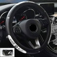thumbnail image 2 of Clearance Universal Leather Car Steering Wheel Cover Car-styling Sport Auto Steering Wheel Covers, 2 of 6