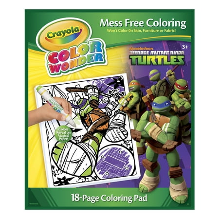 crayola color wonder coloring pad, teenage mutant ninja turtles ... crayola color wonder coloring pad, teenage mutant ninja turtles ...