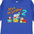 thumbnail image 4 of Inktastic It's My Birthday Circus Train 2nd Birthday Boys or Girls Long Sleeve Toddler T-Shirt, 4 of 5
