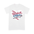 thumbnail image 2 of Baseball Mom Heart Graphic Tee, 2 of 6