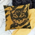thumbnail image 2 of Patifu The Tiger Silk  Pillow Cover Velvet Back Throw Pillow Cover Cushion Cover Animal Print Pillow Covers Rustic Decortaive Pillowcase with Zipper Home Decor  12x12in, 2 of 5