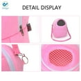 thumbnail image 6 of Deago Pet Carrier Bag Hamster Portable Breathable Outgoing Bag for Small Pets Hedgehog Squirrel Guinea Pig (Pink, L), 6 of 8