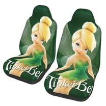 Tinker Bell Car Seat Cover For Front Seat Cushion Protectors 2 Pcs Car Accessories Bucket Seat Covers