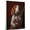 American English Coonhound, variant on Plott Hound Dog Stretched Canvas Size 8x12 Guitar Canvas – Funny Plott Hound Dog Team Player Wall Art, Ideal Gift Guitar , Dog Owner