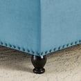 thumbnail image 6 of Classic Square Button Tufted Storage Ottoman Linen Upholstered Coffee Table With Nailhead Trims, 6 of 11