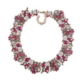 thumbnail image 2 of Gargantilla retro gruesa con diamantes de imitación, accesorios de ropa con purpurina, elegantes regalos de fiesta, regalo de novia, joyería de Rosa roja, 2 of 9