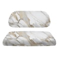thumbnail image 2 of Pzuqiu Golf Cart Seat Protector Set, Compatible with 2-Seats Cart Outdoor, Golf Cart Seat Covers Suitable for Ezgo Yamaha Seats Breathable, Marble, 2 of 9