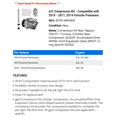 thumbnail image 2 of A/C Compressor Kit - Compatible with 2010 - 2011, 2014 Porsche Panamera, 2 of 2
