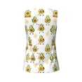 thumbnail image 5 of Wukai Lovely Avocado Print &nbsp;Women's Workout Tank Top Mesh Yoga Shirts Athletic Running Tank Tops Athletic Gym Shirts - Large, 5 of 8