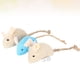 thumbnail image 3 of 3PCS Ratones realistas suaves Gatos para mascotas Juguetes interactivos Mini juego de ratón de felpa divertido para Kitty Kitten (Beige / Azul), 3 of 5