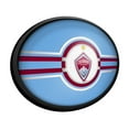 thumbnail image 2 of Colorado Rapids 18'' x 14'' Slimline Illuminated Striped Oval Wall Sign, 2 of 5