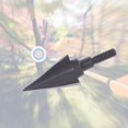 thumbnail image 2 of Archery Broadhead 100 Grains Carbon Steel Hunting Compound Recurve Swallow Tail, 2 of 5